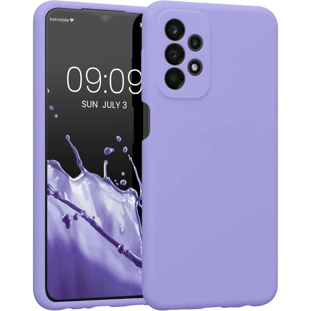 Samsung Galaxy A23 4g Kılıf First Silikon - Lila Samsung Galaxy A23 4g Kılıf First Silikon - Lila