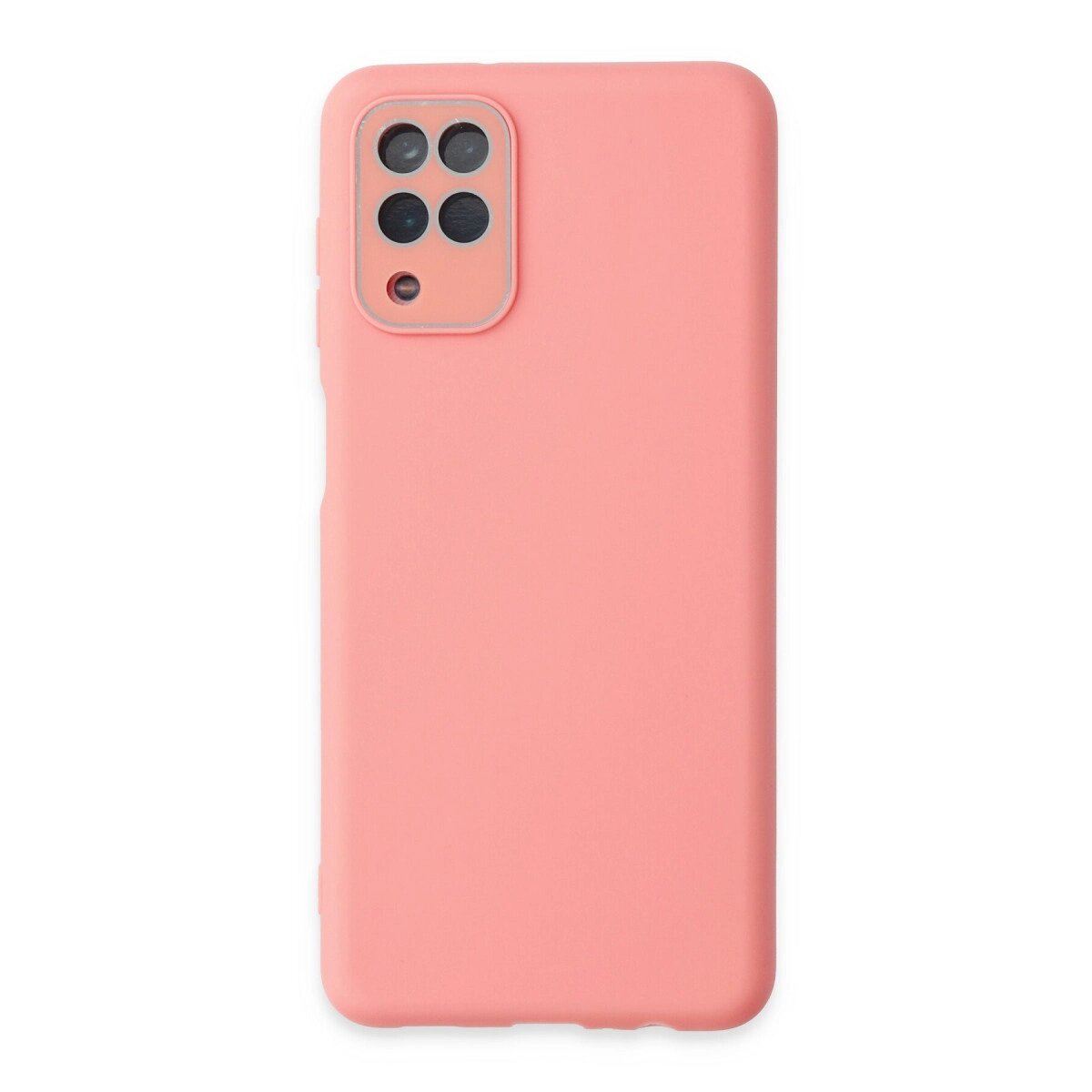 Samsung Galaxy A22 Kılıf Lansman Glass Kapak - Pembe Samsung Galaxy A22 Kılıf Lansman Glass Kapak - Pembe