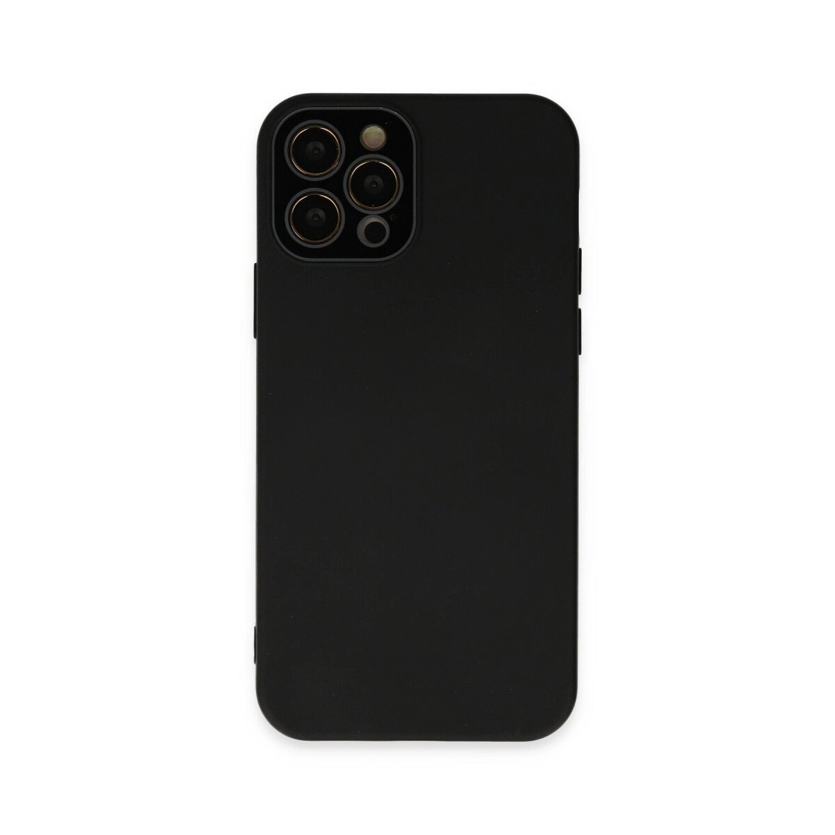 Apple İphone 12 Pro Kılıf Lansman Glass Kapak - Siyah