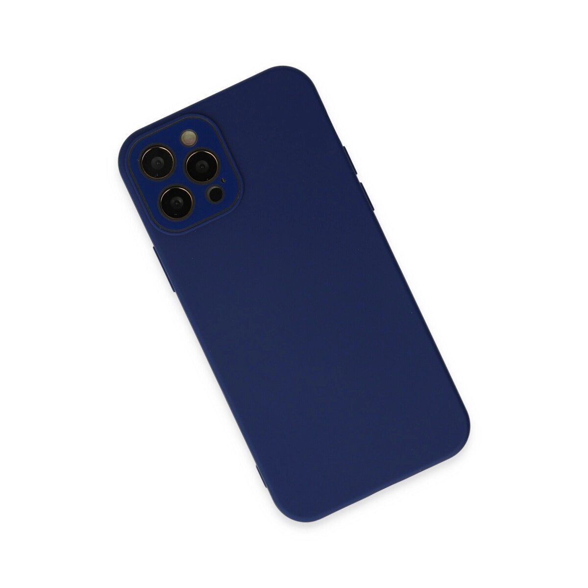 Apple İphone 12 Pro Max Kılıf Lansman Glass Kapak - Sky Blue Apple İphone 12 Pro Max Kılıf Lansman Glass Kapak - Sky Blue
