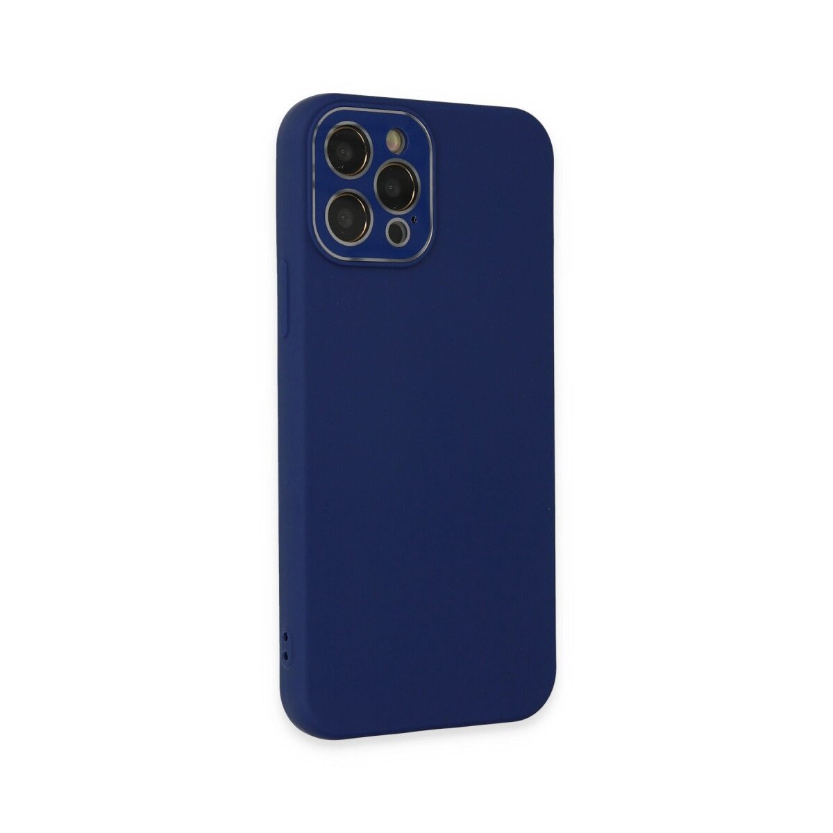 Apple İphone 12 Pro Max Kılıf Lansman Glass Kapak - Sky Blue Apple İphone 12 Pro Max Kılıf Lansman Glass Kapak - Sky Blue