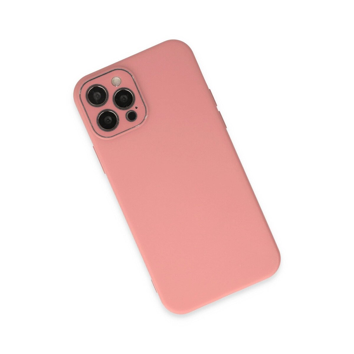 Apple İphone 12 Pro Max Kılıf Lansman Glass Kapak - Pembe Apple İphone 12 Pro Max Kılıf Lansman Glass Kapak - Pembe