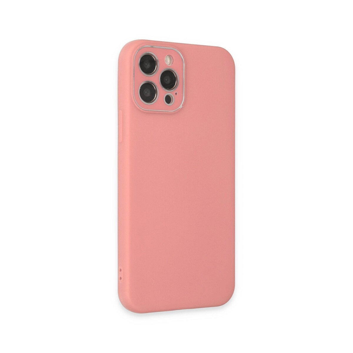 Apple İphone 12 Pro Max Kılıf Lansman Glass Kapak - Pembe Apple İphone 12 Pro Max Kılıf Lansman Glass Kapak - Pembe