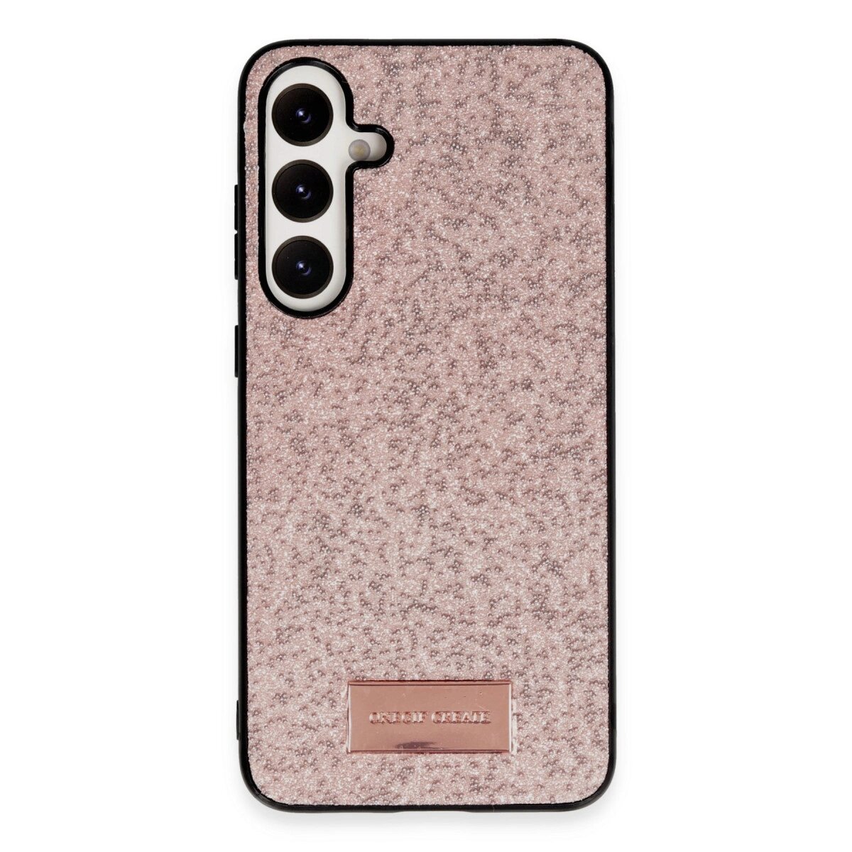 Onegif Samsung Galaxy A25 5g Bright Simli Kapak - Pembe Onegif Samsung Galaxy A25 5g Bright Simli Kapak - Pembe