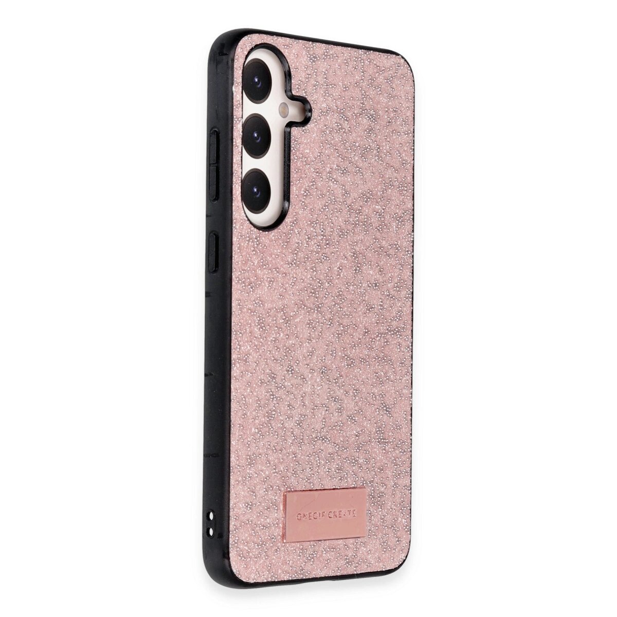 Onegif Samsung Galaxy A25 5g Bright Simli Kapak - Pembe Onegif Samsung Galaxy A25 5g Bright Simli Kapak - Pembe
