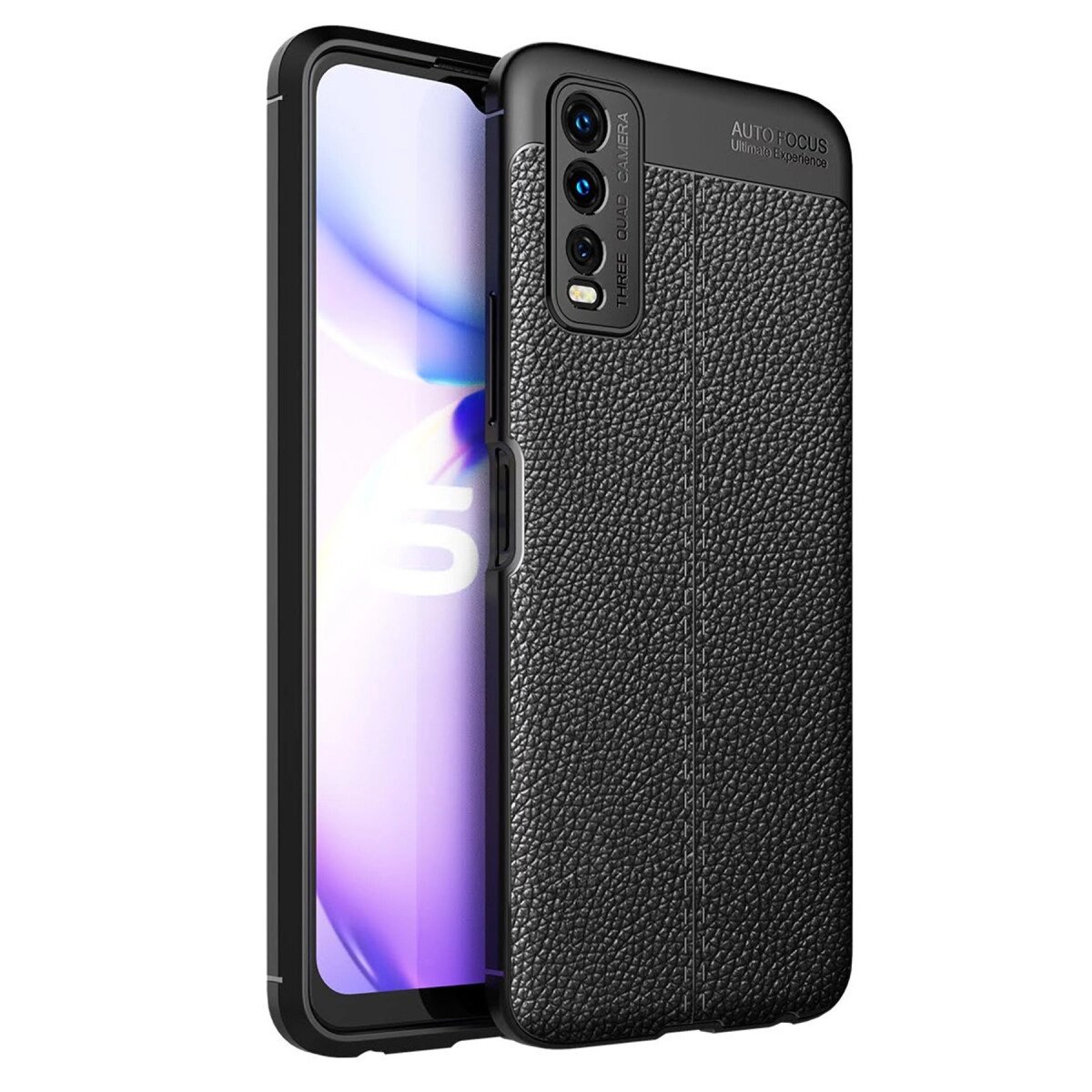 Vivo Y11s Kılıf Auto Focus Kapak - Siyah Vivo Y11s Kılıf Auto Focus Kapak - Siyah