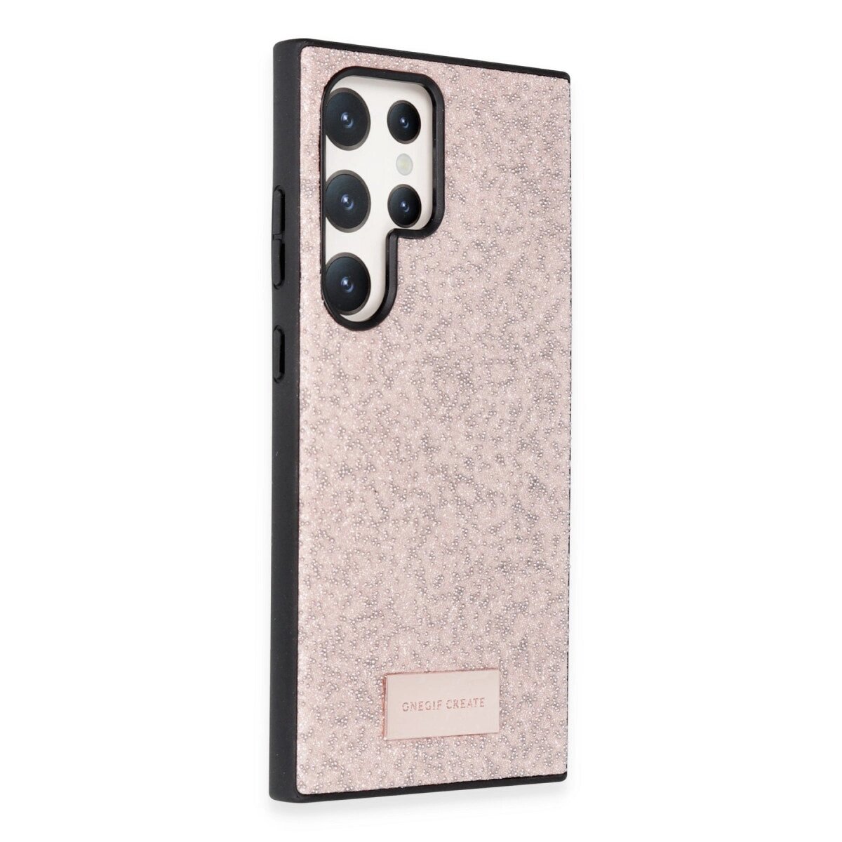 Onegif Samsung Galaxy S24 Ultra Bright Simli Kapak - Pembe Onegif Samsung Galaxy S24 Ultra Bright Simli Kapak - Pembe