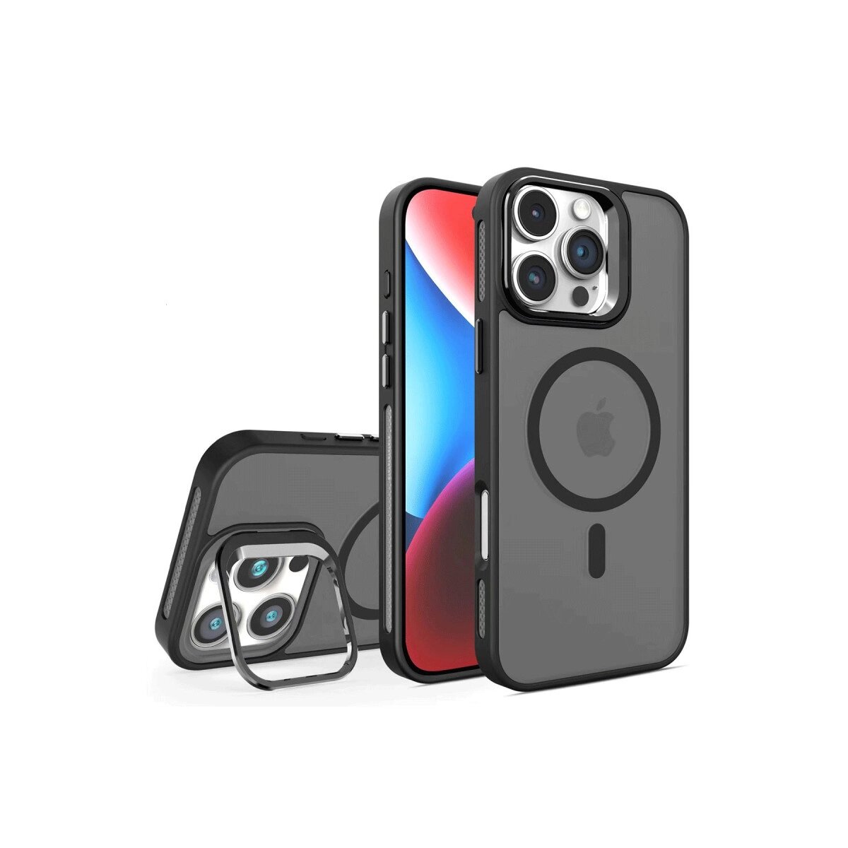 Joko Apple İphone 16 Pro Flet Lens Magsafe Kapak - Siyah Joko Apple İphone 16 Pro Flet Lens Magsafe Kapak - Siyah
