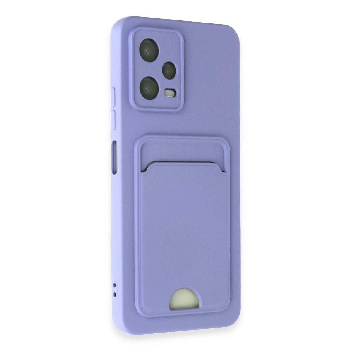 Xiaomi Poco X5 5g Kılıf Kelvin Kartvizitli Silikon - Lila
