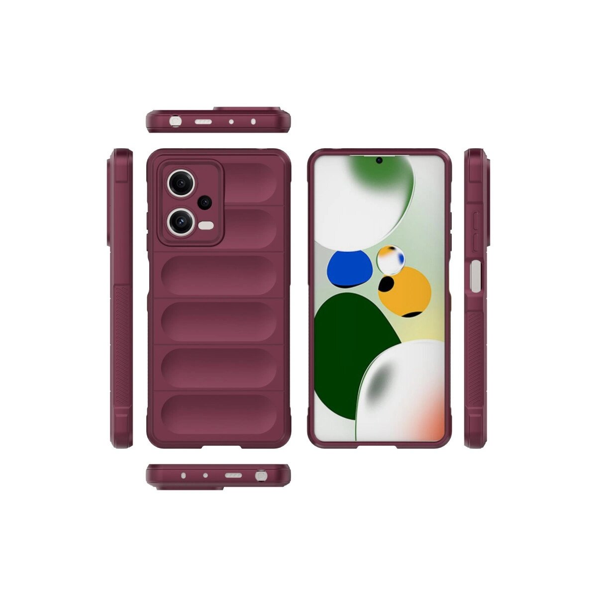 Xiaomi Poco X5 5g Kılıf Optimum Silikon - Bordo Xiaomi Poco X5 5g Kılıf Optimum Silikon - Bordo