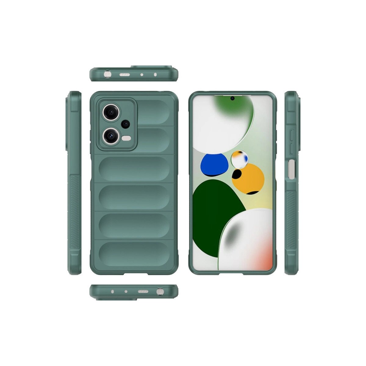 Xiaomi Poco X5 5g Kılıf Optimum Silikon - Koyu Yeşil Xiaomi Poco X5 5g Kılıf Optimum Silikon - Koyu Yeşil