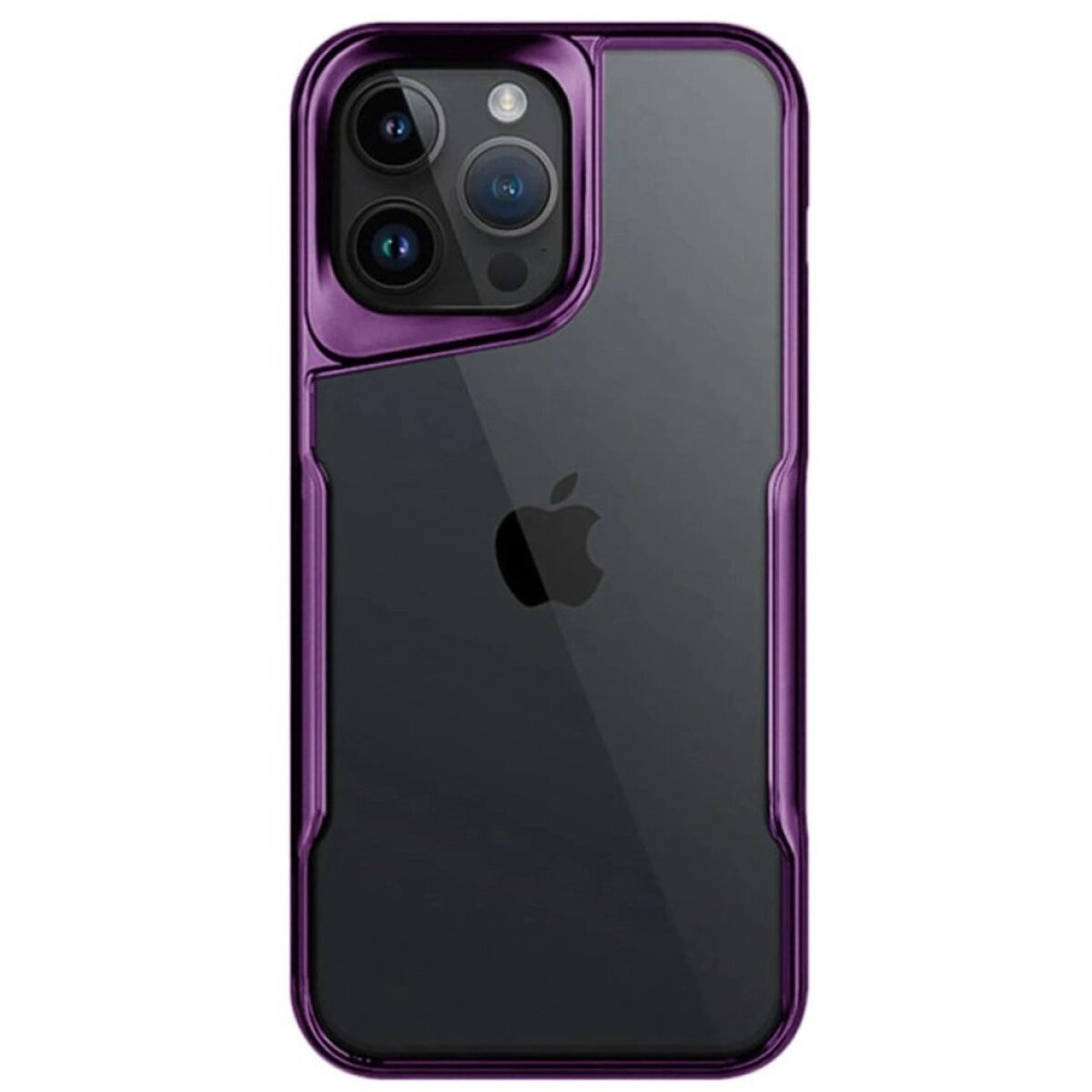 Apple İphone 14 Pro Max Kılıf Boyi Silikon Kapak - Derin Mor
