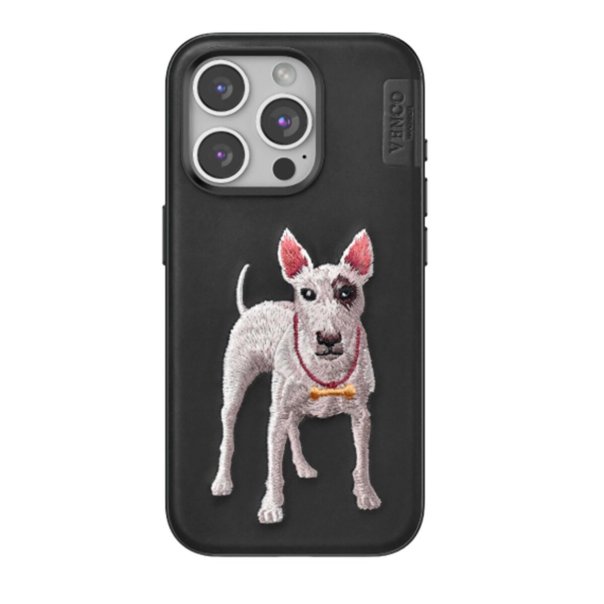 Venco Apple İphone 14 Pro Max Perma Desenli Kapak - Siyah Venco Apple İphone 14 Pro Max Perma Desenli Kapak - Siyah