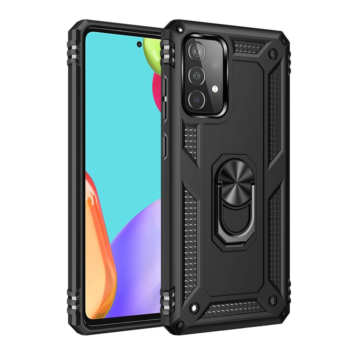 Samsung Galaxy A33 5g Kılıf Sofya Yüzüklü Silikon Kapak - Siyah Samsung Galaxy A33 5g Kılıf Sofya Yüzüklü Silikon Kapak - Siyah