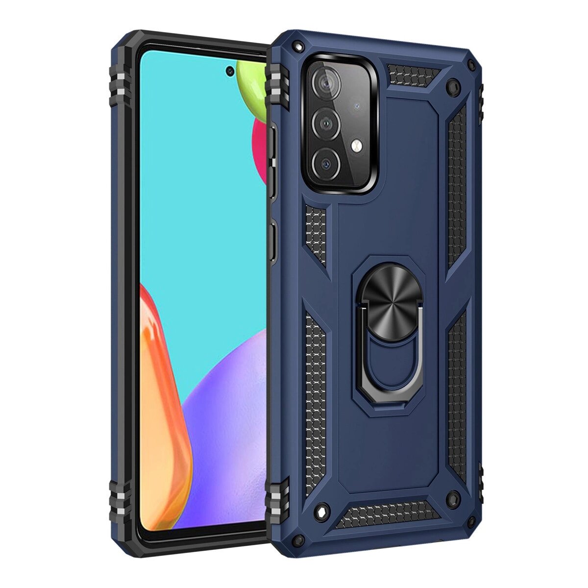 Samsung Galaxy A33 5g Kılıf Sofya Yüzüklü Silikon Kapak - Lacivert Samsung Galaxy A33 5g Kılıf Sofya Yüzüklü Silikon Kapak - Lacivert