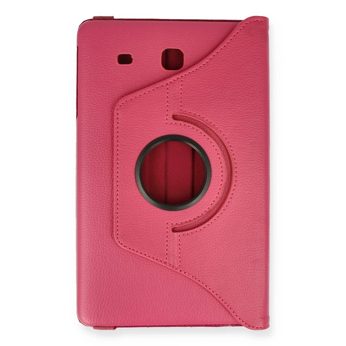 Samsung Galaxy T560 Tab E 9.7 Kılıf 360 Tablet Deri Kılıf - Pembe
