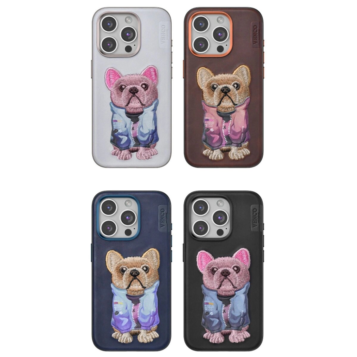 Venco Apple İphone 15 Pro Max Cute Desenli Kapak - Siyah Venco Apple İphone 15 Pro Max Cute Desenli Kapak - Siyah