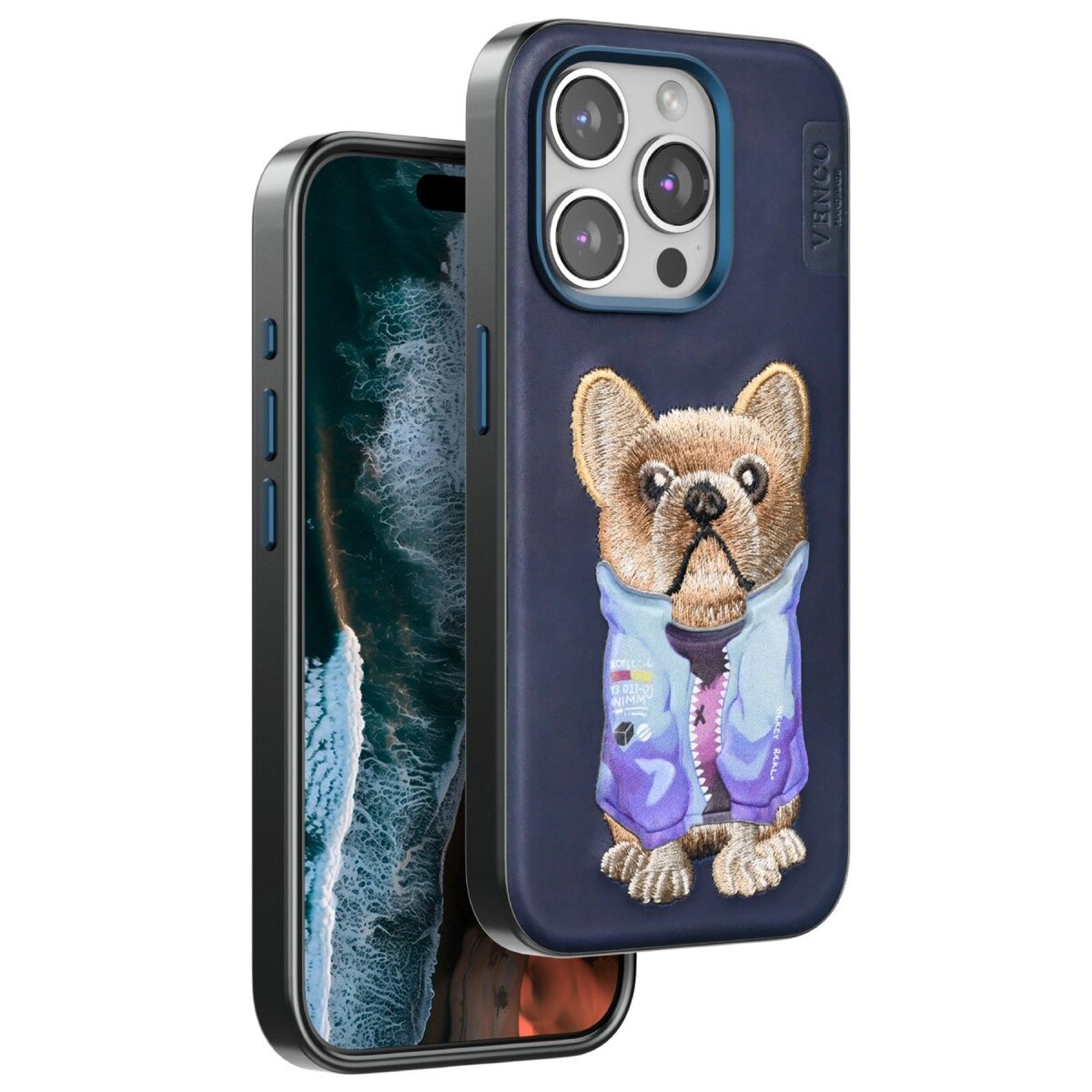 Venco Apple İphone 15 Pro Max Cute Desenli Kapak - Lacivert
