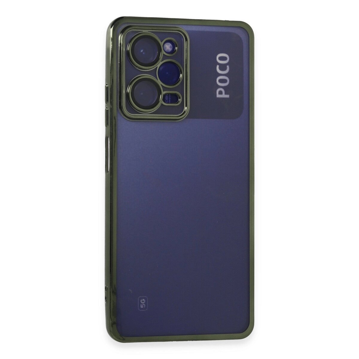 Xiaomi Poco X5 Pro 5g Kılıf Razer Lensli Silikon - Yeşil Xiaomi Poco X5 Pro 5g Kılıf Razer Lensli Silikon - Yeşil