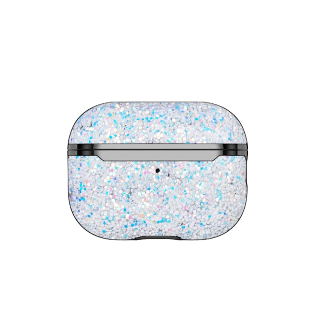 Onegif Apple Airpods Pro 2 (2.nesil) Bright Simli Airpods Kapak - Gümüş