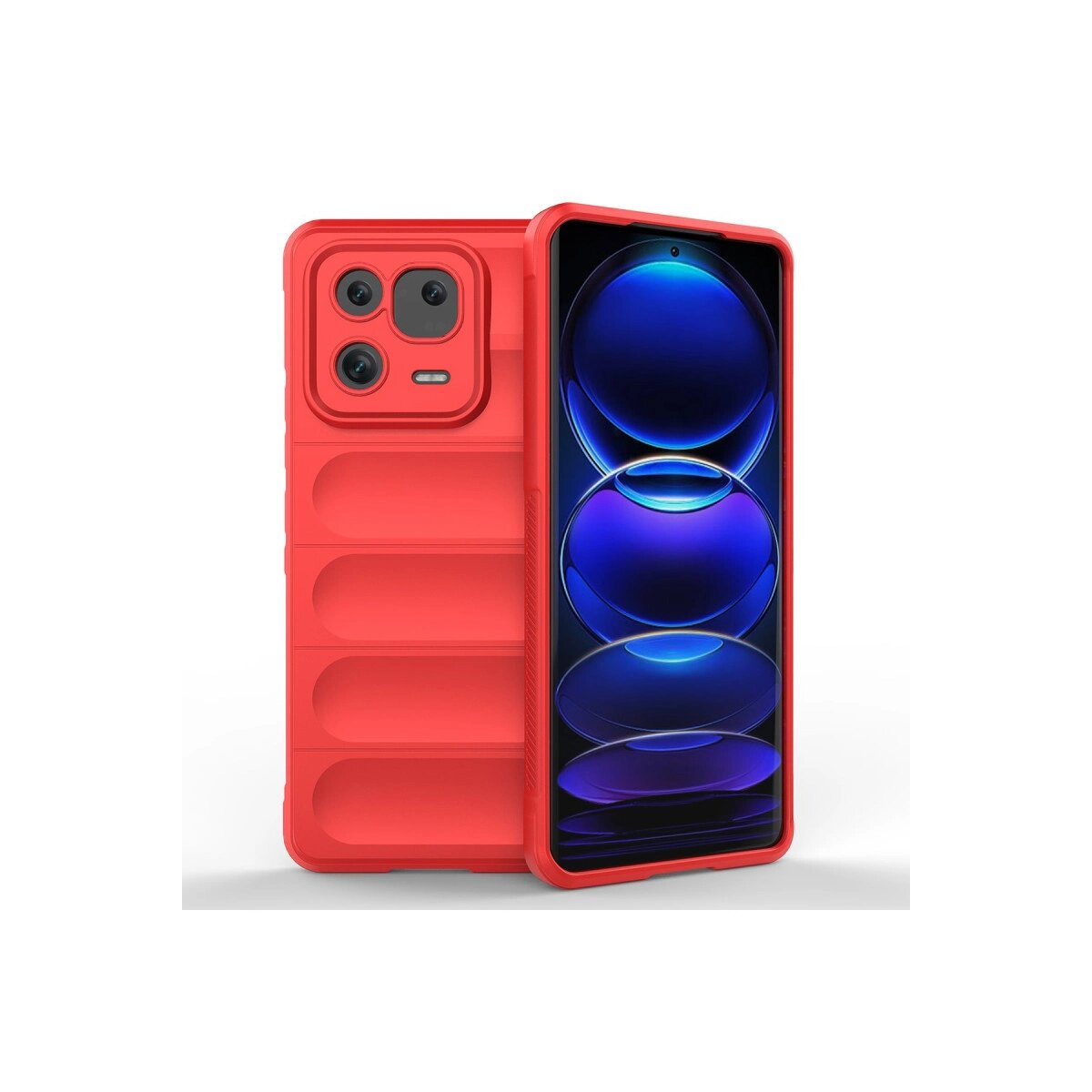 Xiaomi Mi 13 Kılıf Optimum Silikon - Kırmızı Xiaomi Mi 13 Kılıf Optimum Silikon - Kırmızı