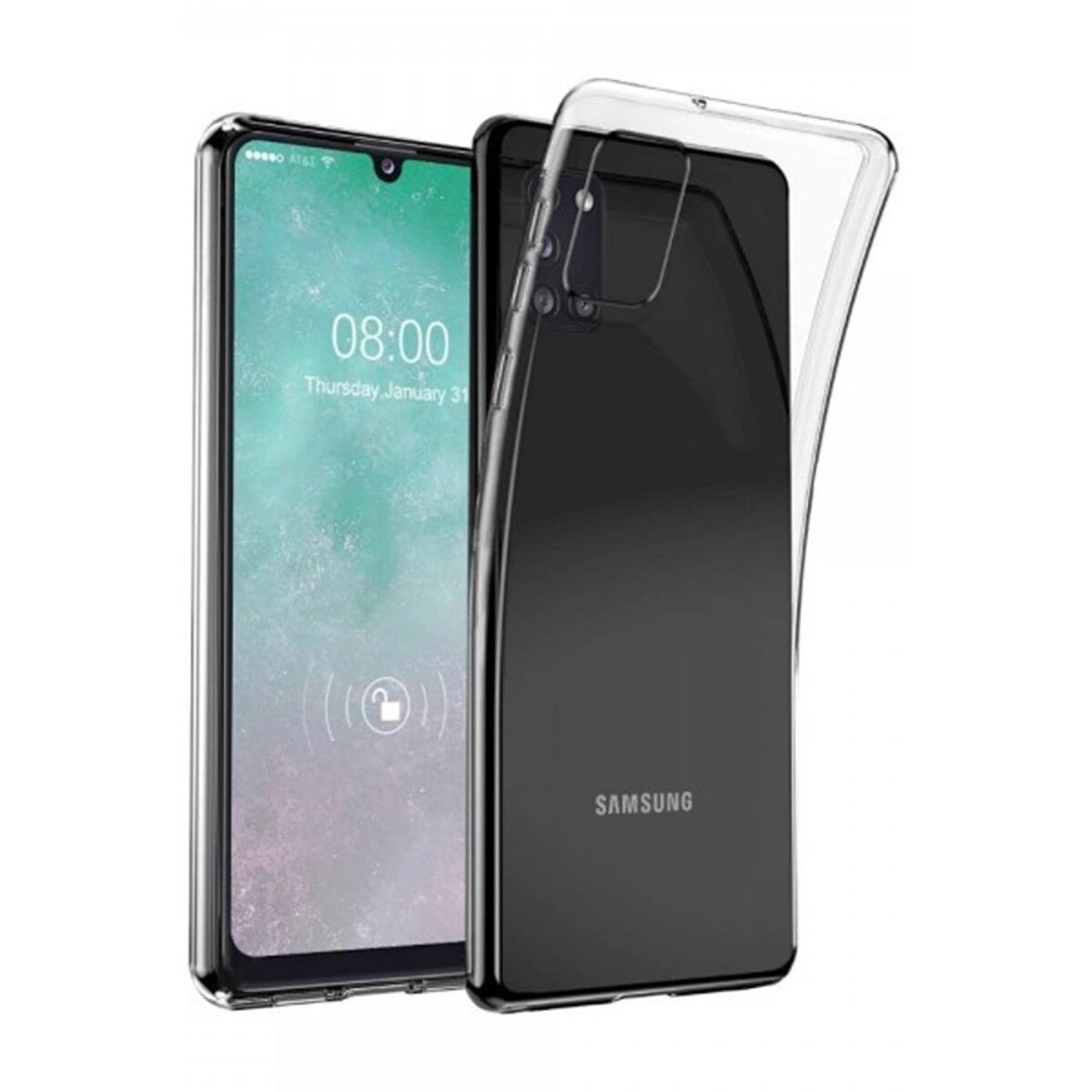 Samsung Galaxy A31 Kılıf Lüx Şeffaf Silikon Samsung Galaxy A31 Kılıf Lüx Şeffaf Silikon