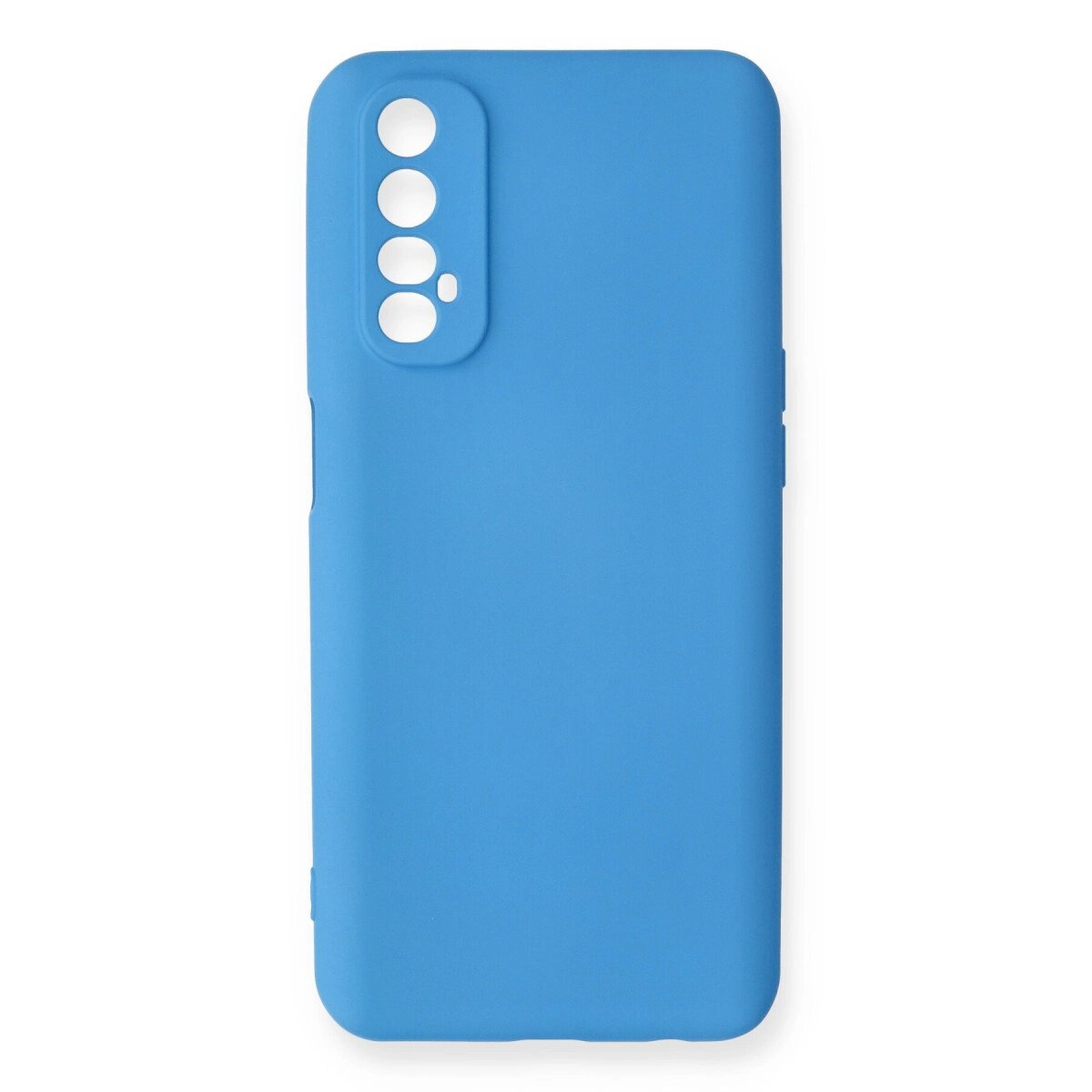 Realme 7 Kılıf Nano İçi Kadife Silikon - Mavi Realme 7 Kılıf Nano İçi Kadife Silikon - Mavi
