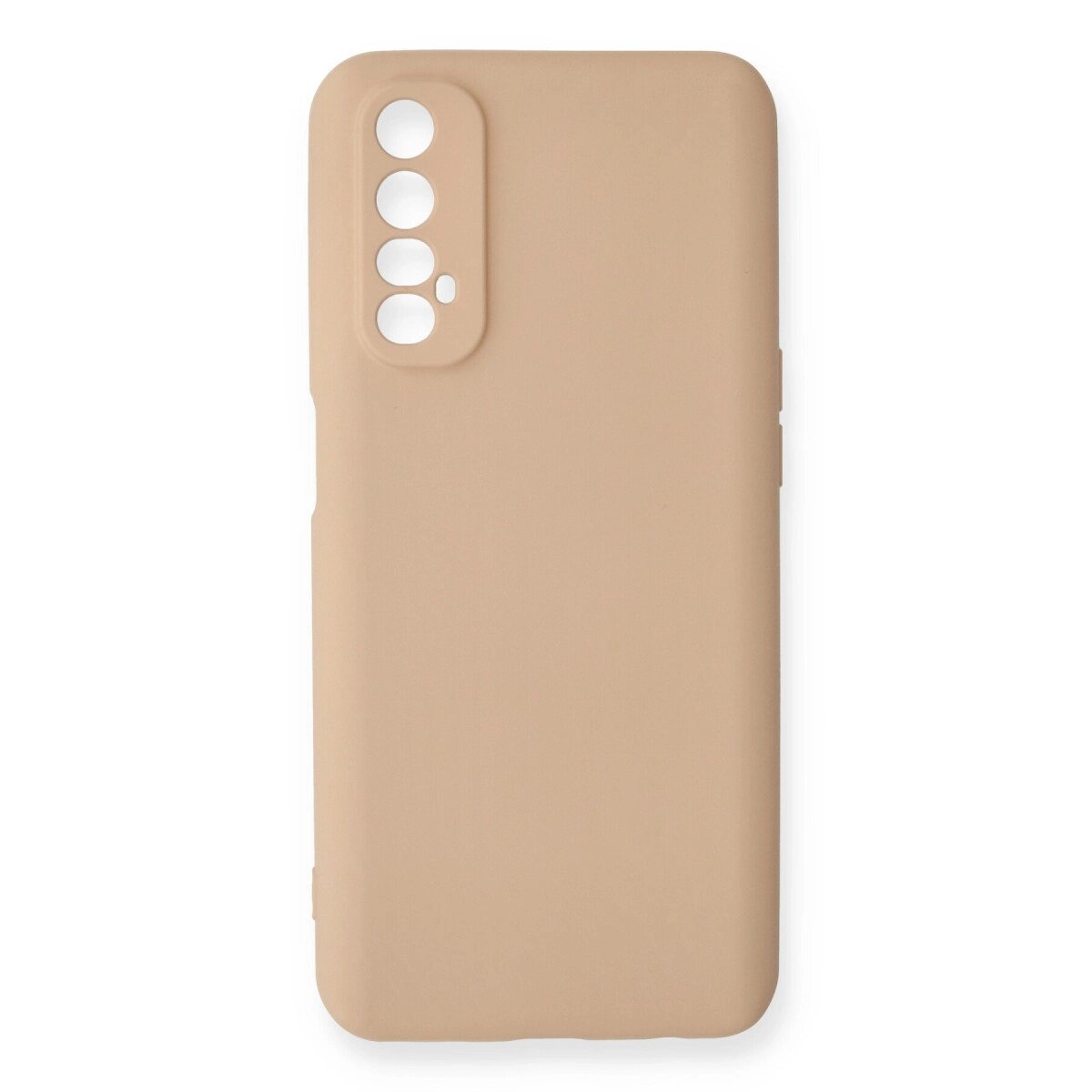 Realme 7 Kılıf Nano İçi Kadife Silikon - Pudra Realme 7 Kılıf Nano İçi Kadife Silikon - Pudra