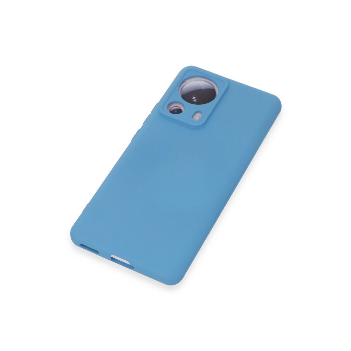 Xiaomi Mi 13 Lite Kılıf Nano İçi Kadife Silikon - Mavi Xiaomi Mi 13 Lite Kılıf Nano İçi Kadife Silikon - Mavi