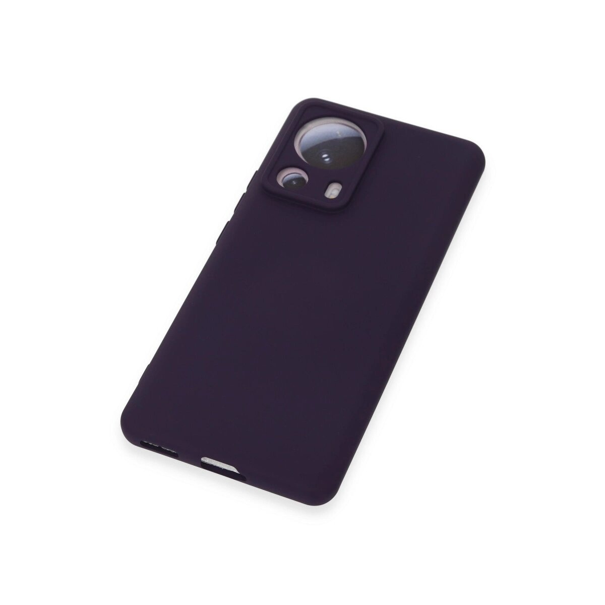 Xiaomi Mi 13 Lite Kılıf Nano İçi Kadife Silikon - Mor Xiaomi Mi 13 Lite Kılıf Nano İçi Kadife Silikon - Mor