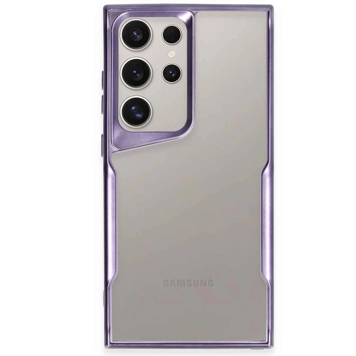 Samsung Galaxy S24 Ultra Kılıf Boyi Silikon Kapak - Derin Mor Samsung Galaxy S24 Ultra Kılıf Boyi Silikon Kapak - Derin Mor