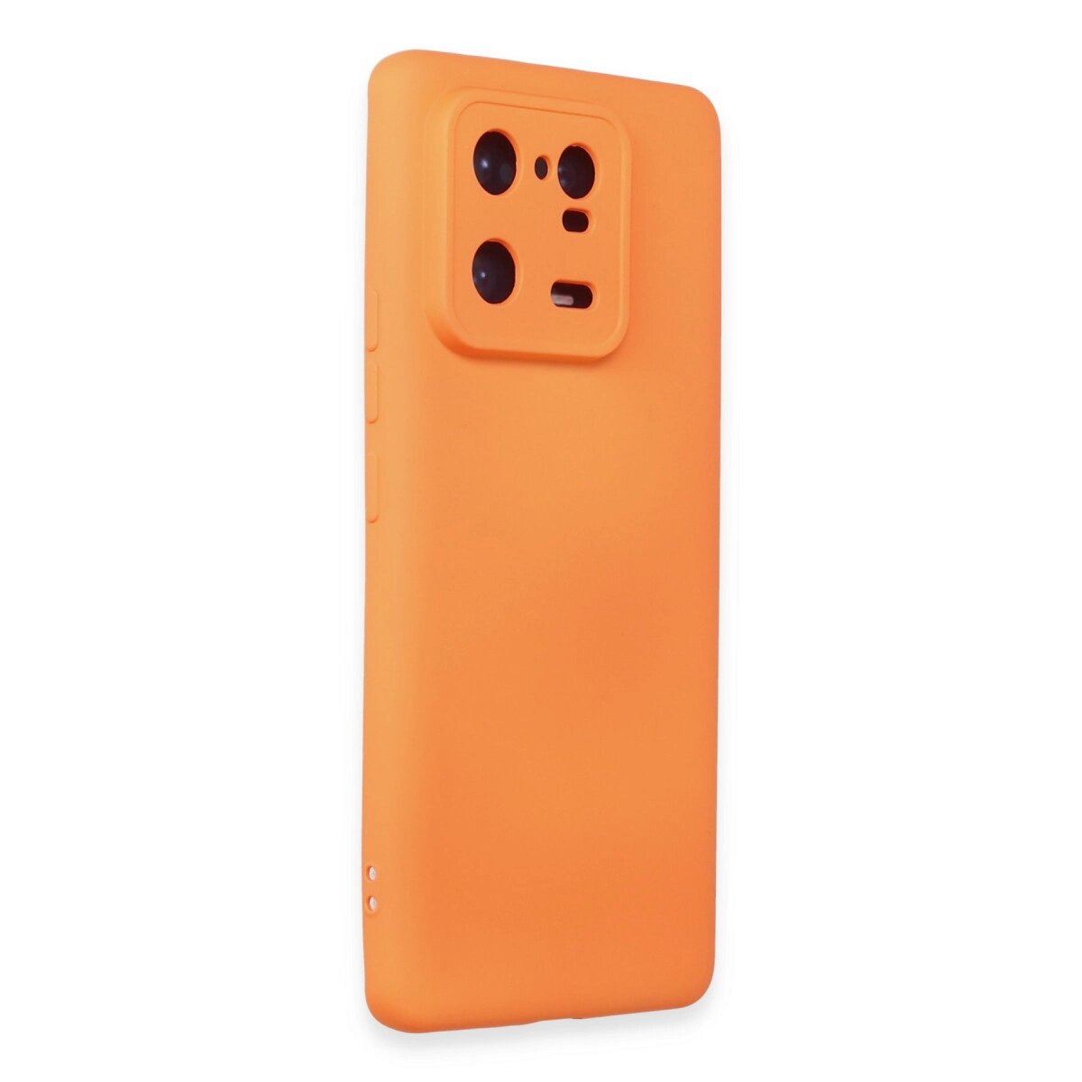 Xiaomi Mi 13 Pro Kılıf Nano İçi Kadife Silikon - Turuncu Xiaomi Mi 13 Pro Kılıf Nano İçi Kadife Silikon - Turuncu