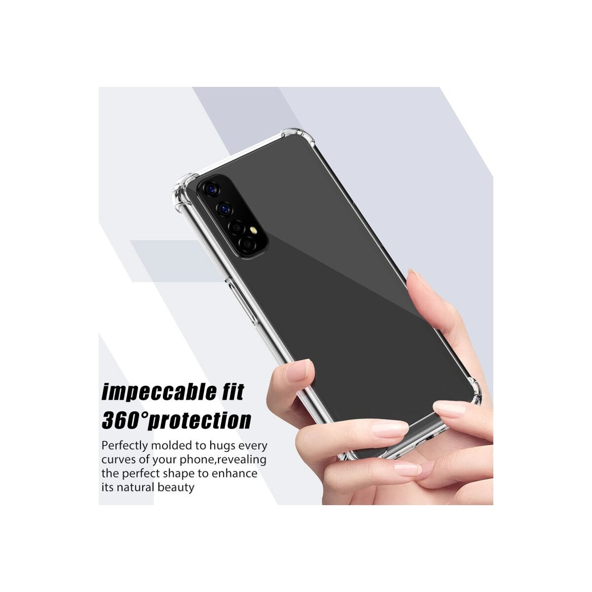 Realme 7 Kılıf Olex Tpu Silikon - Şeffaf