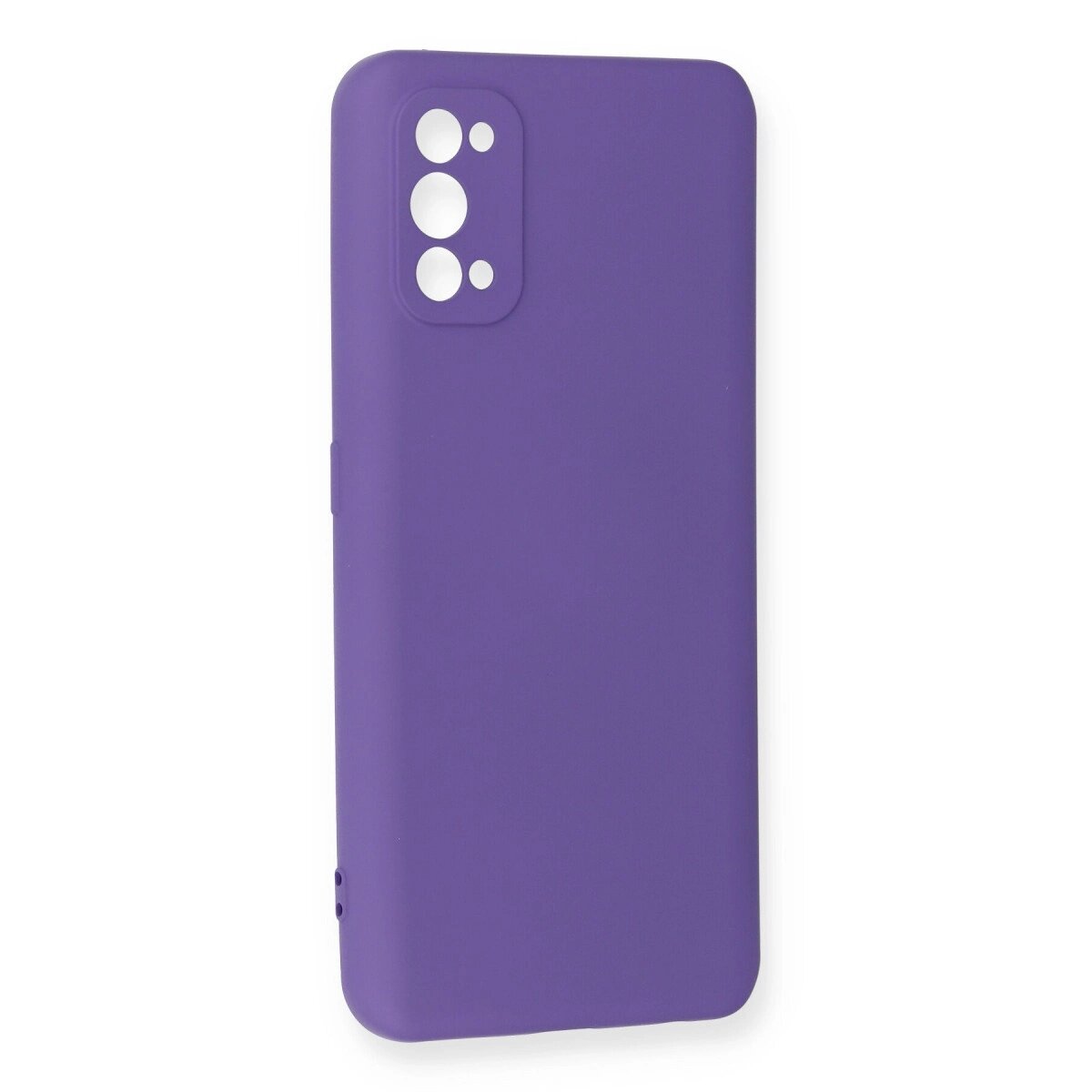 Realme 7 Pro Kılıf Nano İçi Kadife Silikon - Mor Realme 7 Pro Kılıf Nano İçi Kadife Silikon - Mor