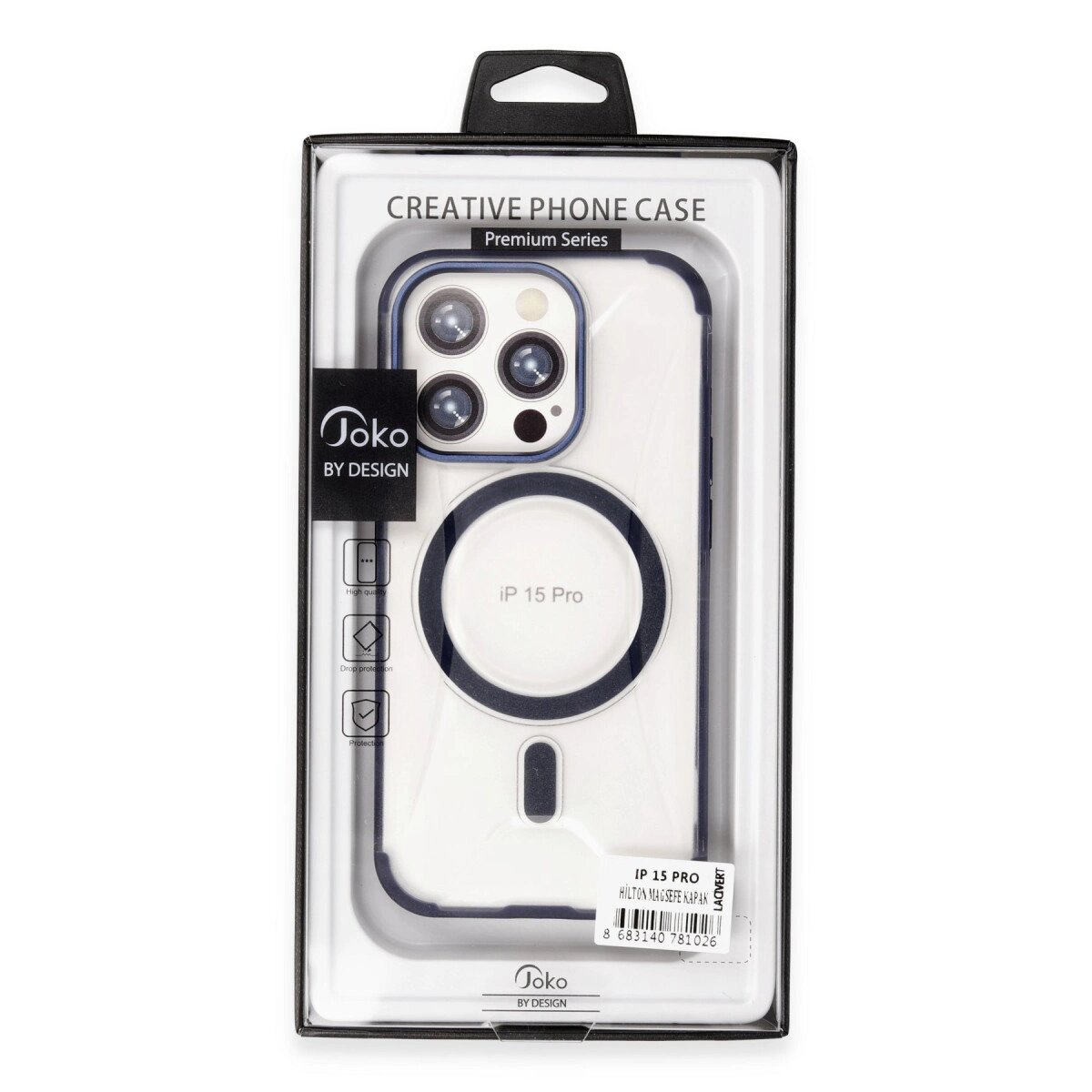 Joko Apple İphone 15 Pro Max Hilton Magsafe Kapak - Titan Gri Joko Apple İphone 15 Pro Max Hilton Magsafe Kapak - Titan Gri