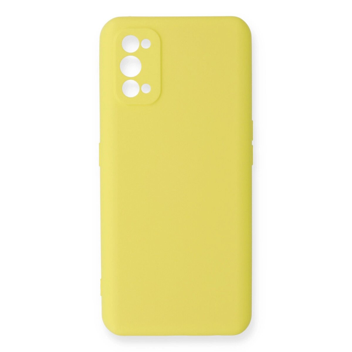 Realme 7 Pro Kılıf Nano İçi Kadife Silikon - Sarı Realme 7 Pro Kılıf Nano İçi Kadife Silikon - Sarı