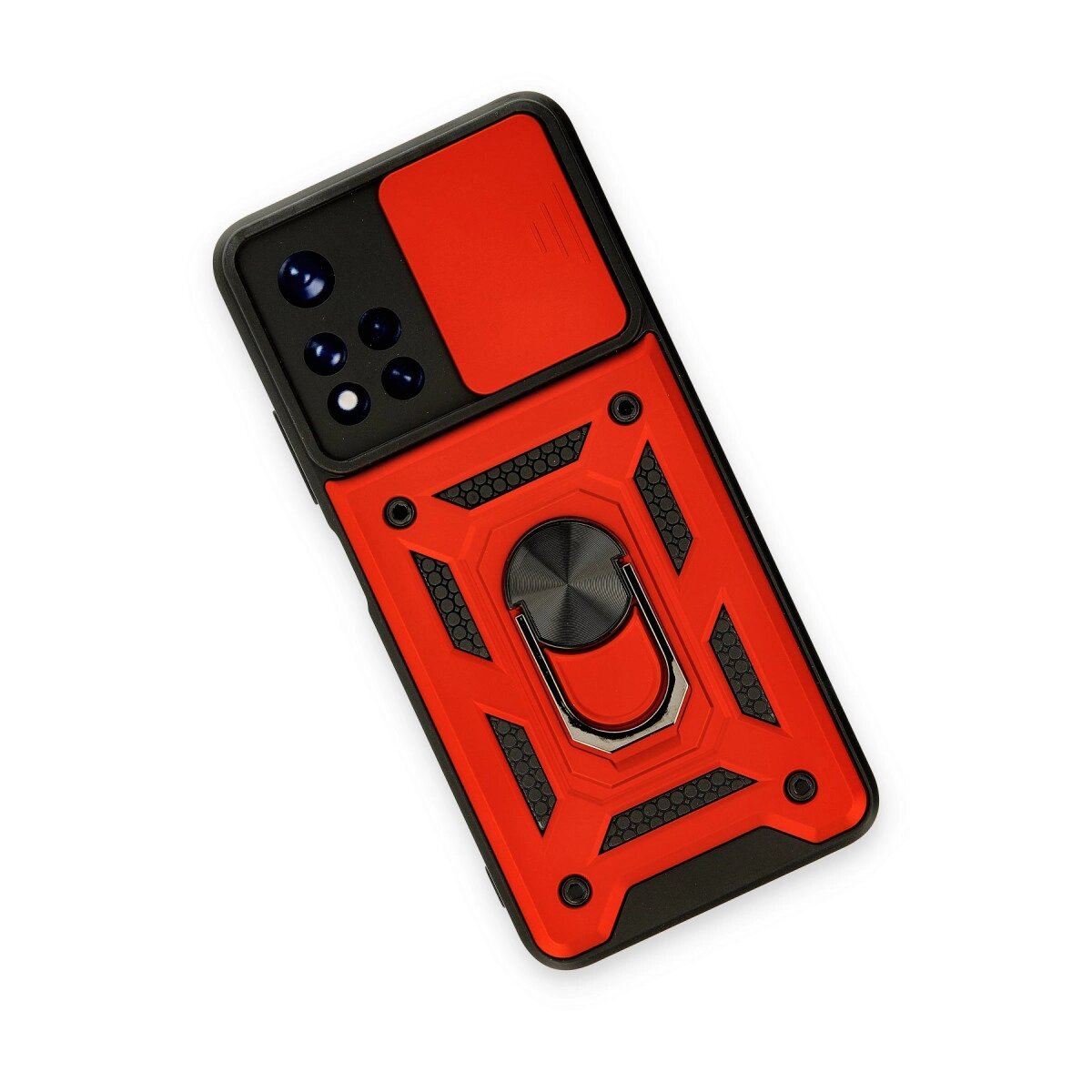Xiaomi Poco M4 Pro 5g Kılıf Pars Lens Yüzüklü Silikon - Kırmızı Xiaomi Poco M4 Pro 5g Kılıf Pars Lens Yüzüklü Silikon - Kırmızı
