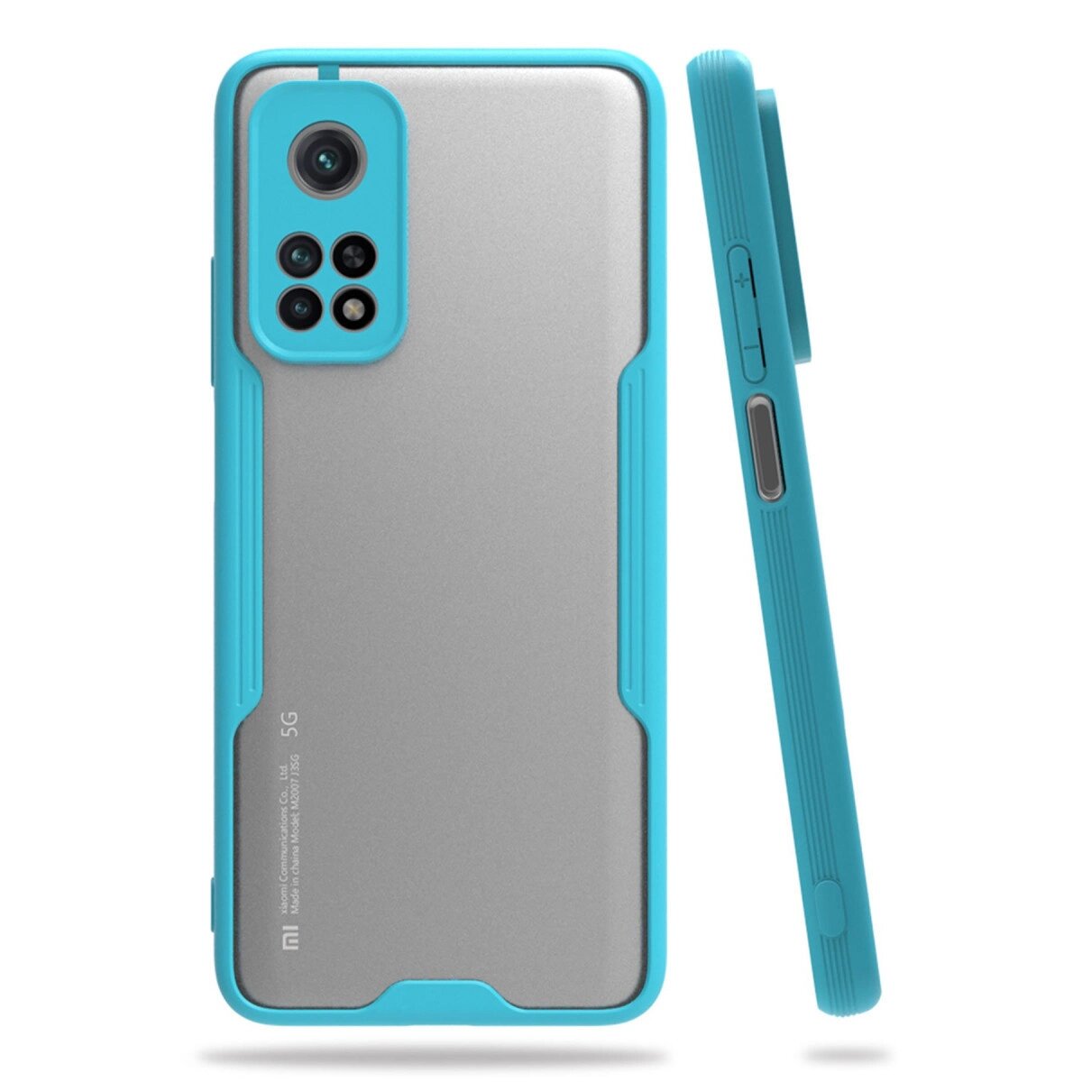 Xiaomi Mi 10t Pro Kılıf Platin Silikon - Mavi Xiaomi Mi 10t Pro Kılıf Platin Silikon - Mavi