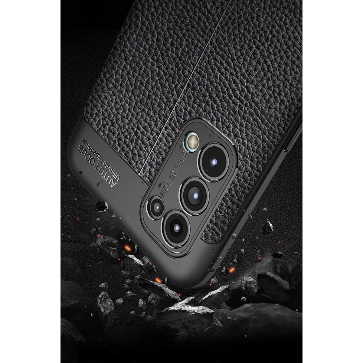 Oppo Reno 5 Kılıf Auto Focus Kapak - Kırmızı