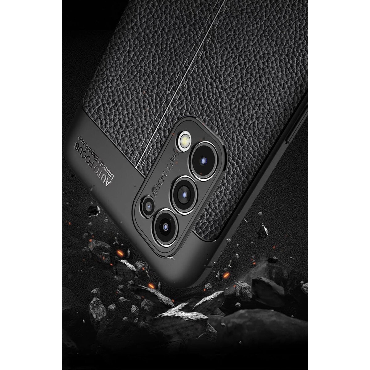 Oppo Reno 5 Pro Kılıf Auto Focus Kapak - Siyah Oppo Reno 5 Pro Kılıf Auto Focus Kapak - Siyah
