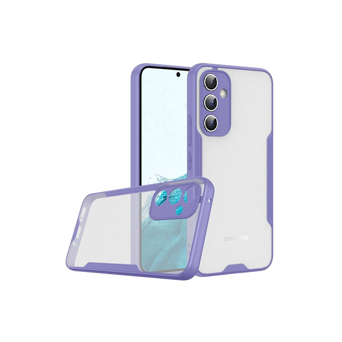 Samsung Galaxy A24 4g Kılıf Platin Silikon - Lila Samsung Galaxy A24 4g Kılıf Platin Silikon - Lila
