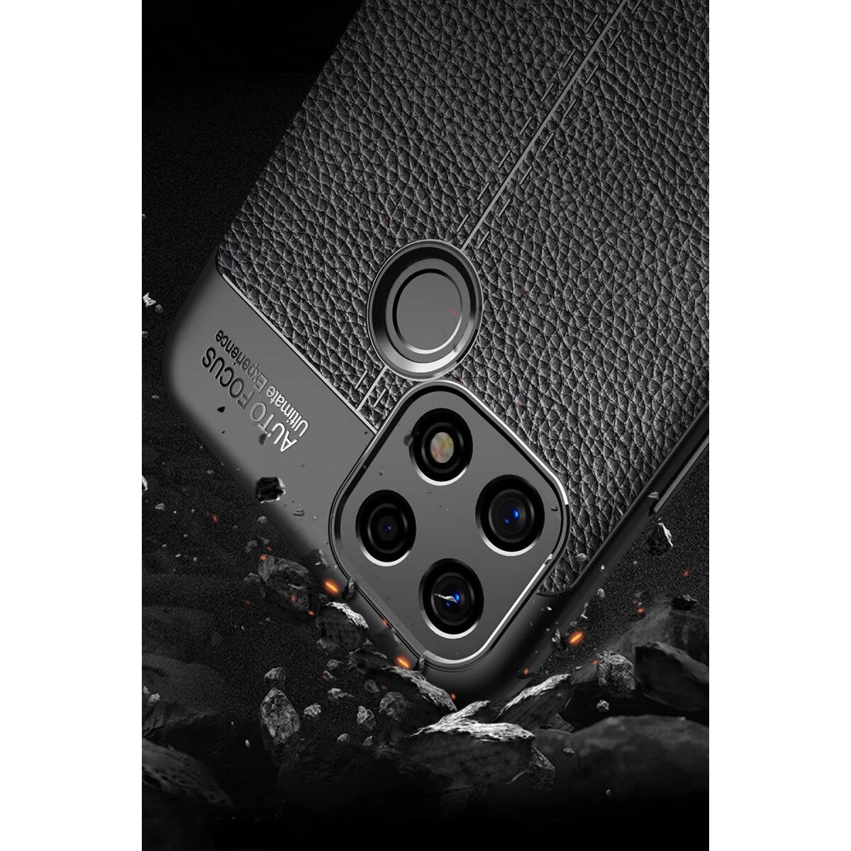 Oppo A15 Kılıf Auto Focus Kapak - Kırmızı Oppo A15 Kılıf Auto Focus Kapak - Kırmızı