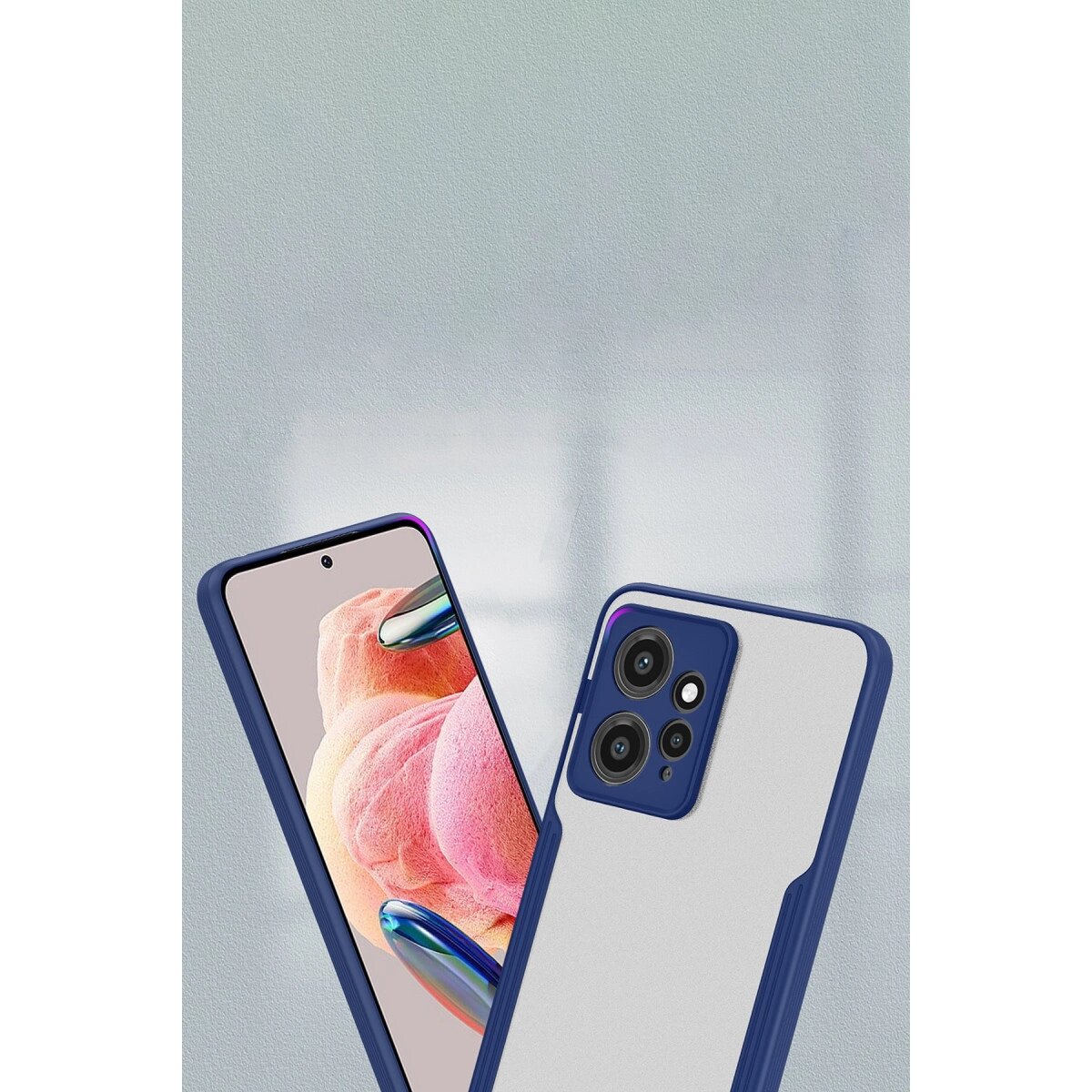 Xiaomi Redmi Note 12 4g Kılıf Platin Silikon - Mavi Xiaomi Redmi Note 12 4g Kılıf Platin Silikon - Mavi