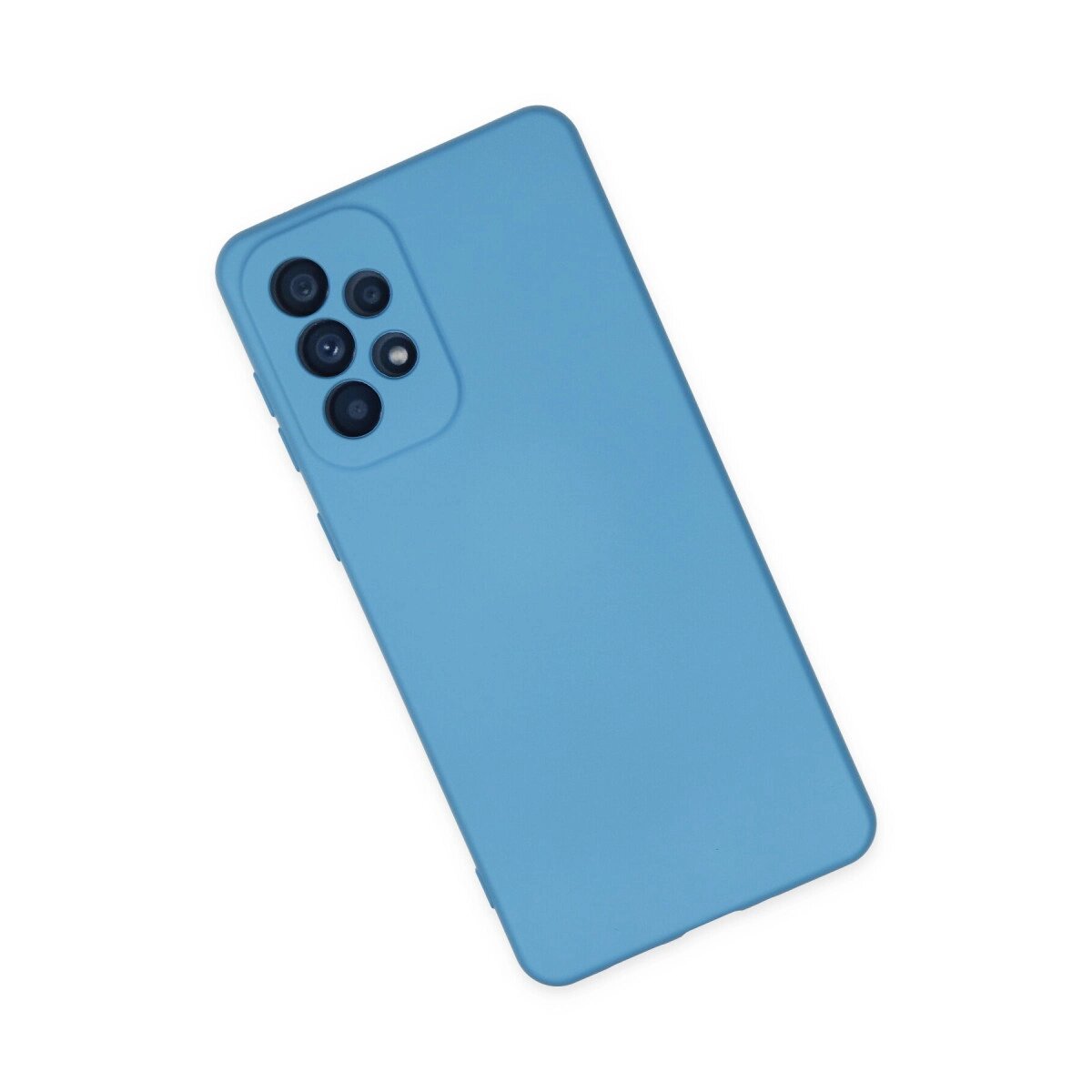 Samsung Galaxy A23 4g Kılıf Nano İçi Kadife Silikon - Mavi Samsung Galaxy A23 4g Kılıf Nano İçi Kadife Silikon - Mavi