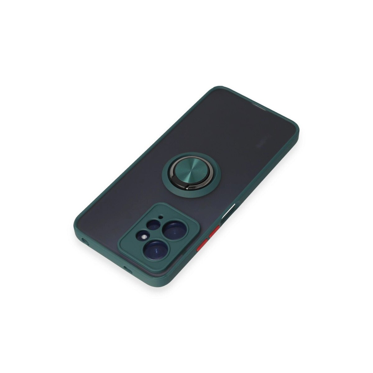 Xiaomi Redmi Note 12 4g Kılıf Montreal Yüzüklü Silikon Kapak - Yeşil Xiaomi Redmi Note 12 4g Kılıf Montreal Yüzüklü Silikon Kapak - Yeşil