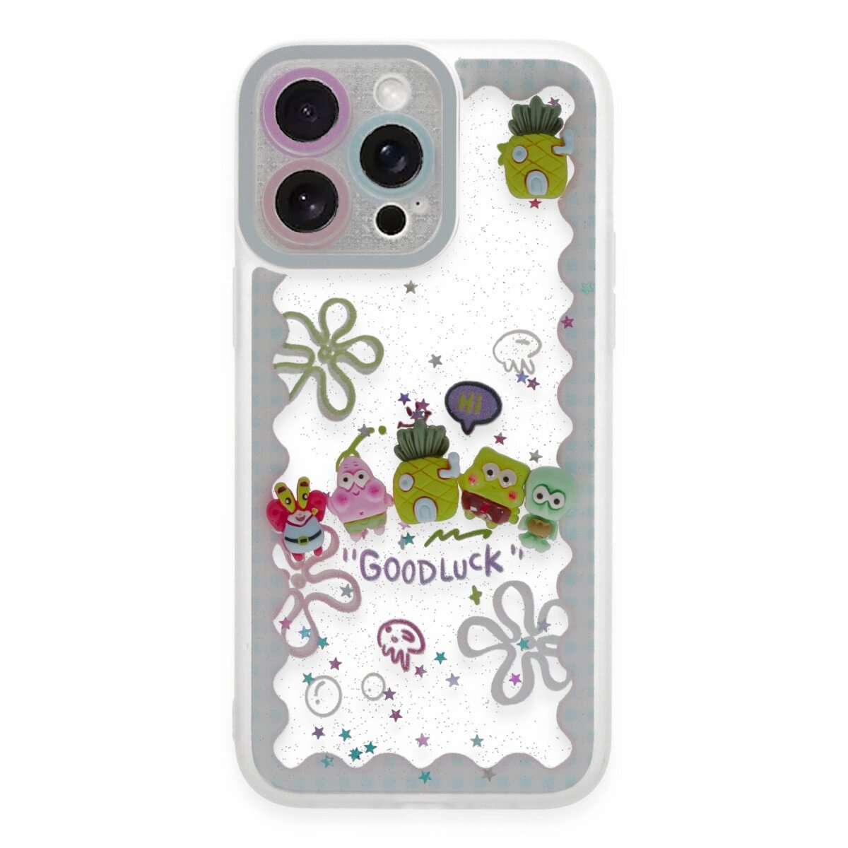 Apple İphone 14 Pro Max Kılıf Sweet Desenli Silikon Kapak - Açık Mavi Apple İphone 14 Pro Max Kılıf Sweet Desenli Silikon Kapak - Açık Mavi