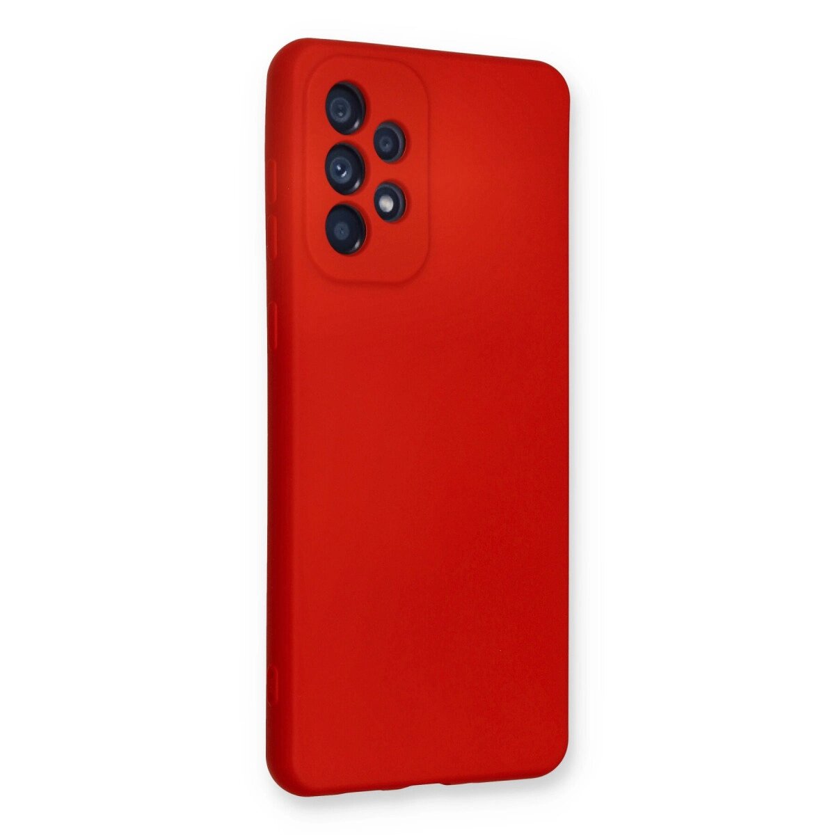 Samsung Galaxy A73 5g Kılıf Nano İçi Kadife Silikon - Kırmızı Samsung Galaxy A73 5g Kılıf Nano İçi Kadife Silikon - Kırmızı
