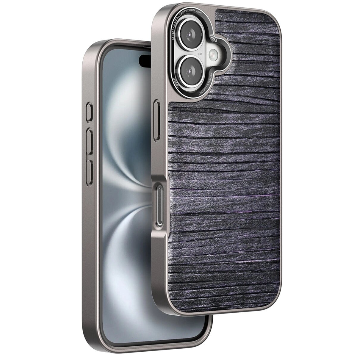Venco Apple İphone 16 Wave Kapak - Derin Mor Venco Apple İphone 16 Wave Kapak - Derin Mor