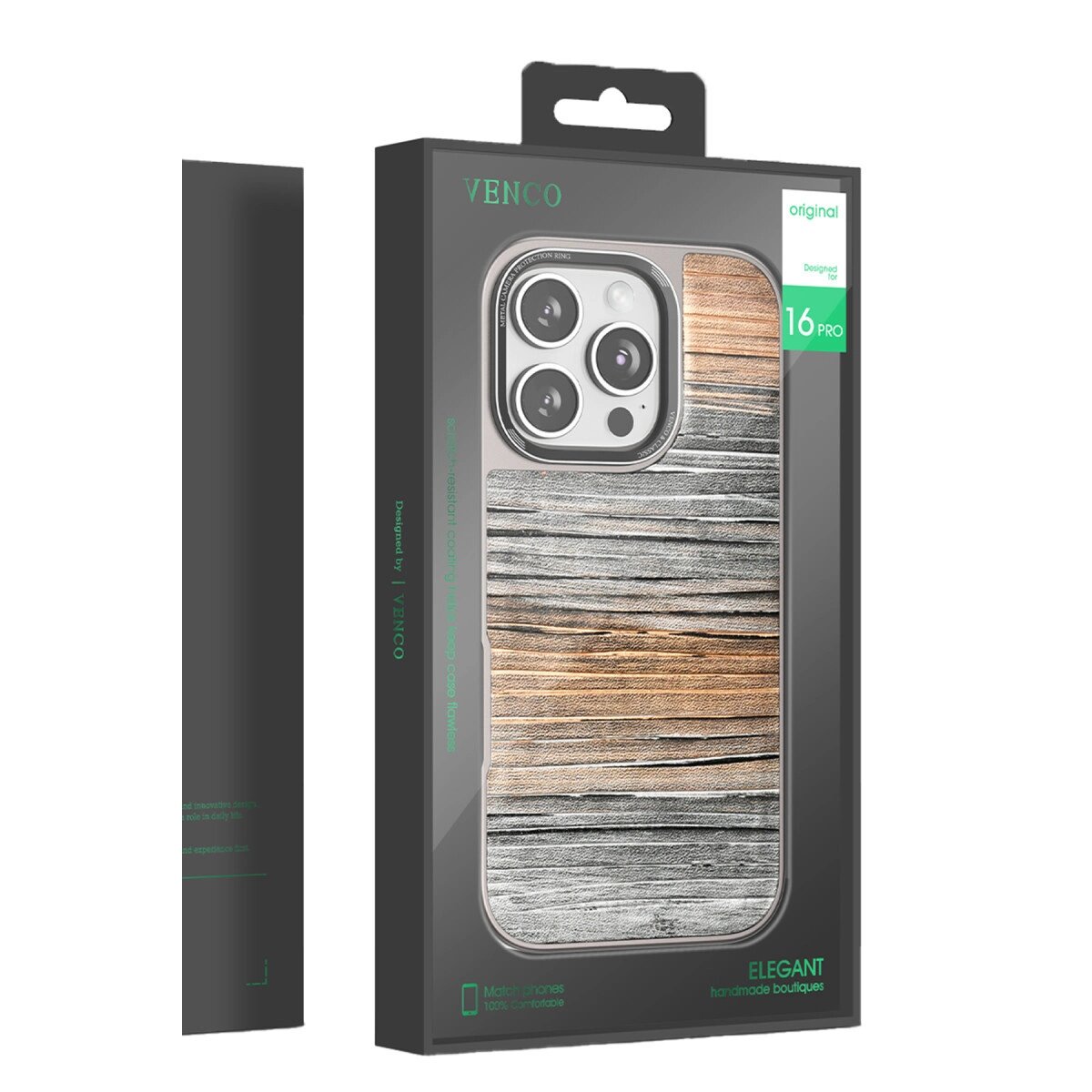 Venco Apple İphone 16 Pro Wave Kapak - Derin Mor