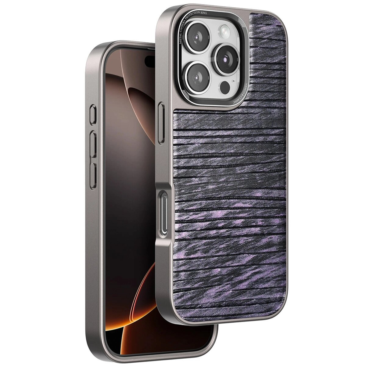 Venco Apple İphone 16 Pro Max Wave Kapak - Derin Mor